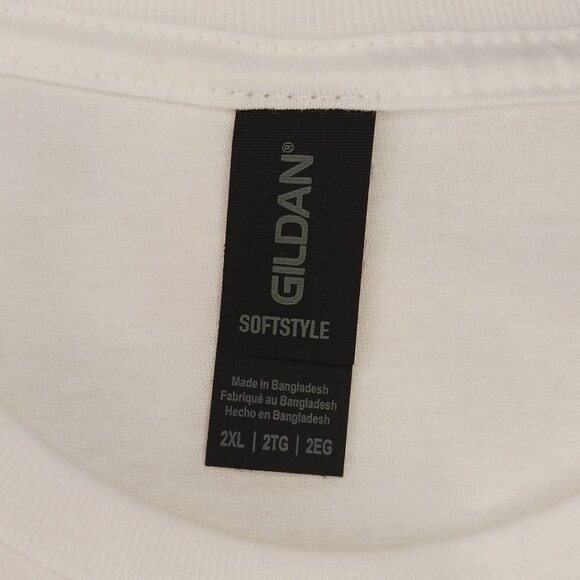 Florida Mens 2XL Short Sleeve T Shirt White Vacation Flamingo Palm Tree 2XL Tee - Picture 6 of 6